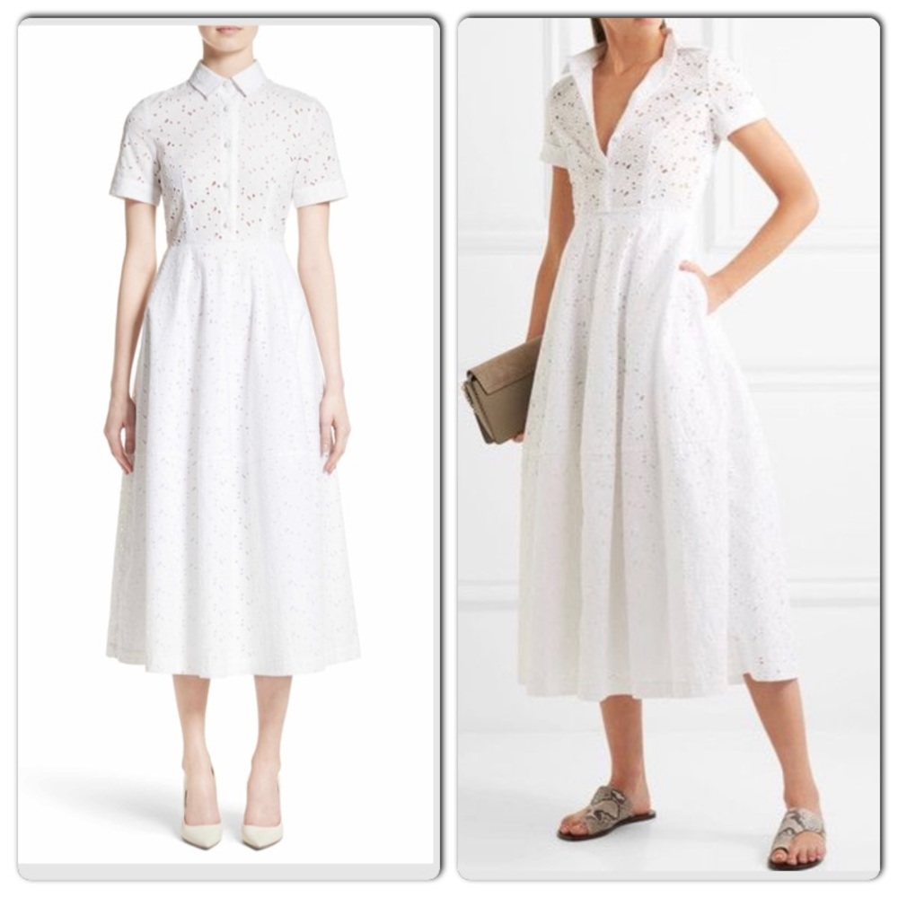 COPY - NWT🛍 CO Broderie Anglaise Cotton Midi Dress
